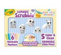 Crayola Scribble Scrubbie Baby Pets Nursery Baby Animal Toys for Toddlers & Kids Gift for Girls & Boys Ages 3 4 5