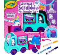 Crayola Scribble Scrubbie Pets Grooming Truck, Toy Pet Playset, Gift for Kids, Age 3, 4, 5, 6