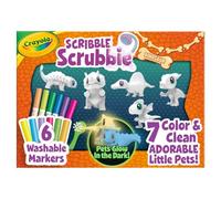 Crayola Scribble Scrubbie Pets Dinosaur Glow Combo Pack, Dinosaur Toys for Kids, Ages 3, 4, 5,