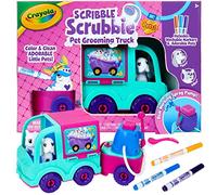 Crayola Scribble Scrubbie Pets Grooming Truck, Toy Pet Playset, Gift for Kids, Age 3, 4, 5, 6