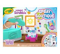 Crayola Scribble Scrubbie Pets Spray Boutique Airbrush Art Set for Kids Toddler Animal Toys Gifts for Girls & Boys 3+