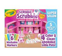 Crayola Scribble Scrubbie Pets Super Salon Color Paint & Wash Toy Gift for Kids Ages 3 4 5 6
