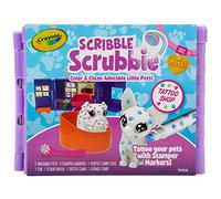 CRAYOLA Scribble Scrubbie Pets Tattoo Shop, Toy Pet Playset, Gift for Kids, Age 3, 4, 5, 6