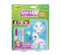 Crayola Scribble Scrubbie Safari Animals, Zebra & Bird, 2Count, Creative Toy, Gift for Kids, Age 3, 4, 5, 6