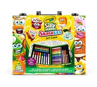 Crayola Silly Scents Mini Inspiration Art Case, Scented Crayons & Markers Set, Art Kit for Kids, Coloring Supplies, Kids Easter Basket Stuffer & Gift