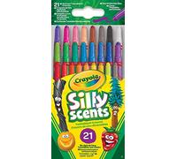 CRAYOLA Silly Scents Mini Twistable Crayons - Assorted Colours (Pack of 21) | So Smelly, You Won't Believe Your Nose! | Ideal for Kids Aged 3+