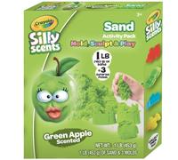 Crayola Silly Scents Sand & 3 Moulds Activity Pack (1lb/453g) Assorted (Red or Green)