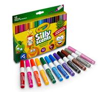 Crayola Silly Scents Scented Markers Washable Markers 12 Count Gift for Kids