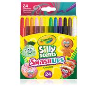 Crayola Silly Scents Smash Ups Mini Twistables Scented Crayons, 24 Count