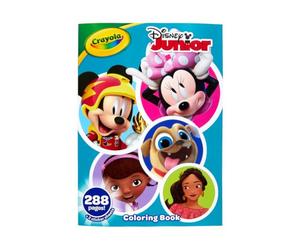 CRAYOLA Sinoeem Disney Coloring Book, Disney Jr. Gift, 288 Pages, Ages 3, 4, 5, 6