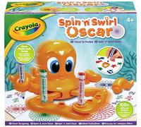 Crayola Toy Spin 'n' Swirl Oscar the Octopus - Place Multiple Pens, Draws Spiral Art