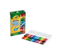 CRAYOLA Super Tips Washable Markers - Assorted Colours Pack of 50