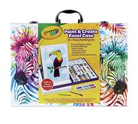 Crayola Table Top Easel & Paint Set, Kids Painting Set, 65+ Pieces, Gift for Kids