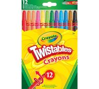 CRAYOLA Twistables Colouring Crayons Assorted Colours Pack of 12 Simply Tw
