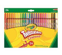 Crayola Twistables Crayons 24 Pack No Sharpening Kids Colouring Set 3+