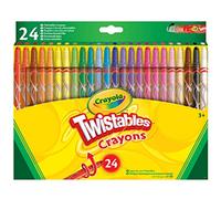 CRAYOLA Twistables Colouring Crayons - Assorted Colours (Pack of 24), Simply Twist for More Colouring Fun - No Need to Sharpen! Ideal for Kids Aged 3+