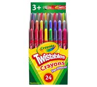 CRAYOLA Twistables Special Effects Colouring Crayons - Assorted Colours (Pack of 24), Simply Twist for More Colouring Fun - No Need to Sharpen, Ideal