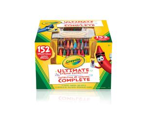 Crayola Ultimate Crayon Caddy with Lid and Sharpener 152 Crayons (520030)