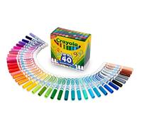Crayola Ultra-Clean Washable Broad Line Markers, 40 Classic Crayola Colors Non-Toxic Art Tools for Kids & Toddlers, Huge Variety of Bold Vibrant Colors, Great for Classrooms