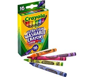 Crayola Ultra-Clean Washable Crayons (526916) 16 Colors