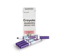Crayola Washable Broad Line Markers - Violet Purple (12ct), Bulk Markers for Classrooms & Teachers