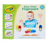 Crayola Washable Finger Paint Station, Less Mess Finger Paints for Toddlers, Kids Gift, 2 ounces