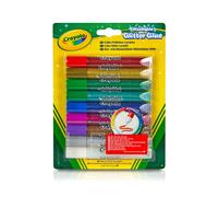 CRAYOLA Washable Glitter Glue - Assorted Colours (Pack of 9) | Add Some Extra Sparkle to Your Arts & Crafts! | Ideal for Kids Aged 3+