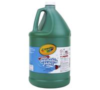CRAYOLA Washable Green Paint, 1 Gallon Size, Painting Supplies in Bulk