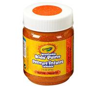 Crayola Washable Kids Paint 2 oz Orange Glitter