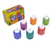 Crayola Washable Kids Paint – Assorted Bold Colors – 6 Count