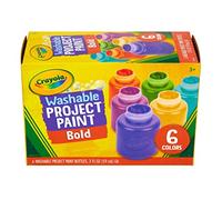 Crayola Washable Kids Paint, Assorted Bold Colors, Painting Supplies, 6 Count