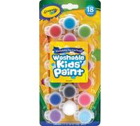 Crayola Washable Kid's Paint Pots-18 Colors - 54-0125