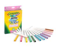 12 Bright Supertips Pastel Edition by Crayola