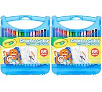 CRAYOLA Washable Markers Create & Colour Case 65 pieces, 04-0377-E-000 (Pack of 2)