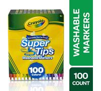 CRAYOLA Washable Markers Felt Tips Colouring Pens Art School Fine Brush Paint UK