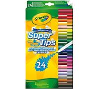 Crayola Washable Markers Ultra Clean 12pk -Vibrant Colours for Kids Art & Crafts