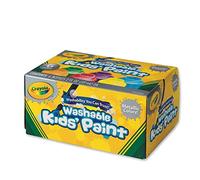 CRAYOLA Washable Metallic Paint - Assorted Colours (Pack of 6) | Add Some Extra Shine to Your Arts & Crafts! | Ideal for Kids Aged 3+