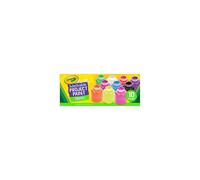 CRAYOLA Washable Neon Paint 2oz 10-Pack - Non-Toxic Iridescent Colors for Kids' Art & Crafts