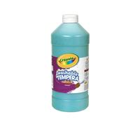 Crayola Washable Tempera Paint For Kids Turquoise Paint Classroom Supplies Non Toxic 32 Oz Squeeze Bottle