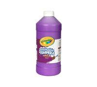 Crayola Washable Tempera Paint For Kids Violet Paint Classroom Supplies Non Toxic 32 Oz Squeeze Bottle