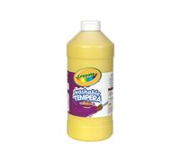 Crayola Washable Tempera Paint For Kids Yellow Paint Classroom Supplies Non Toxic 32 Oz Squeeze Bottle