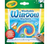 Crayola Washable Window Markers-Assorted Colors 8/Pkg