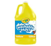 Crayola Washable Yellow Paint, 1 Gallon Size, Painting Supplies in Bulk