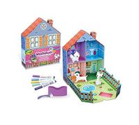 CRAYOLA Washimals Cosy Cottage for Colouring and Bathing Pets, Toy and Gift, Age 3+, 74-7373