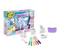 CRAYOLA Washimals Peculiar Pets - Colour and Wash Playset - Unicorn, Owl, Dragon, Yeti - Creative Colouring Crafts Kit, Gift Set with Washable Marker