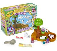 CRAYOLA Washimals Pets - Dinosaur Waterfall Playset | Includes Washable Marker Pens & Inks | Colouring Craft Kit | Ideal for Kids Aged 3+