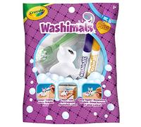 CRAYOLA Washimals Pets - Single Pet Pack | Collect 1 of 6 Washable Pets | Includes 2 Magic Washable Markers & Brush | Craft Kits for Kids Ages 3+