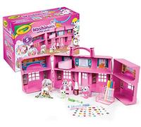 CRAYOLA Washimals Pets - Super Salon Playset | Includes Washable Marker Pens, Stickers, Clothes, Perfumes & More! | Ideal for Kids Aged 3+