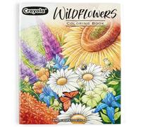 Crayola Wildflower Coloring Book, 40 Premium Adult Coloring Pages, Gift