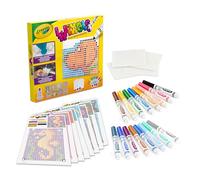 CRAYOLA Wixels Animal Activity Kit | Colour-Absorbing Pixel Art Set | Includes Markers and Easy to Follow Colour Guides | for Ages 6+